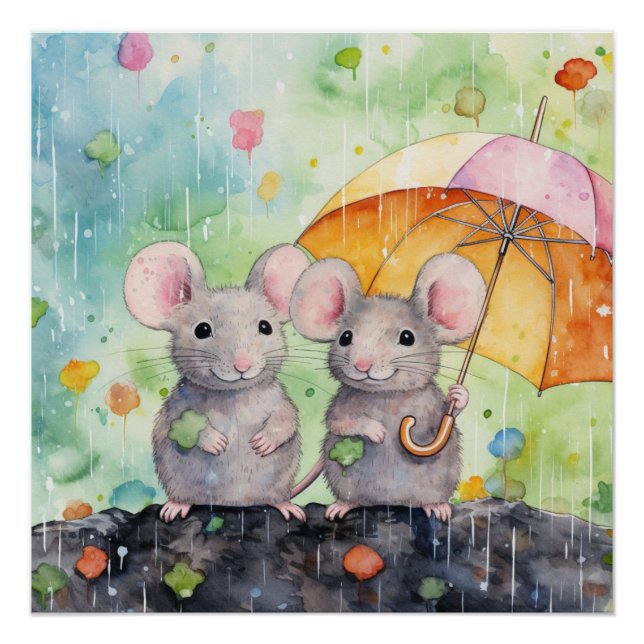 Póster Atordoamento, poster do mouse (Frente)