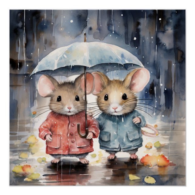 Póster Atordoamento, poster do mouse (Frente)