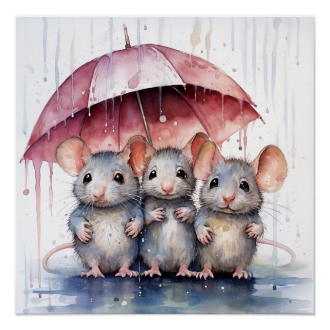 Póster Atordoamento, poster do mouse (Frente)