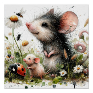 Póster Atordoamento, poster do mouse