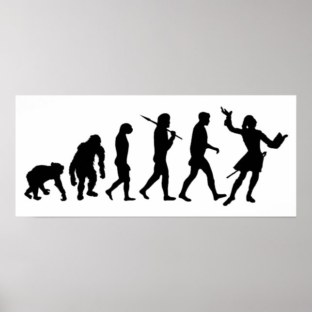 Póster Atores atuantes ator artístico de teatro (Frente)