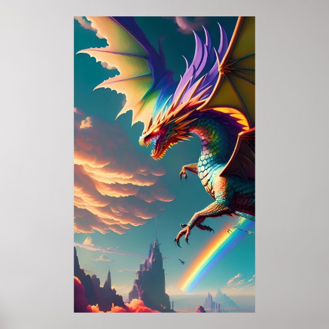 Poster Atos Inimicos de Dragonry Fantasy (Frente)