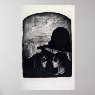 Póster Atração de Edvard Munch mim