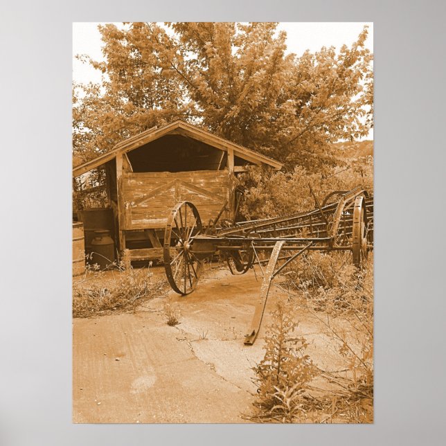 Póster Atrás do Barn (Frente)