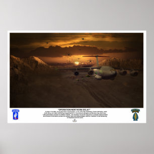 Póster Atraso do norte da Salto-Operação do combate