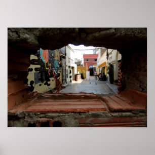 Poster Através da construção