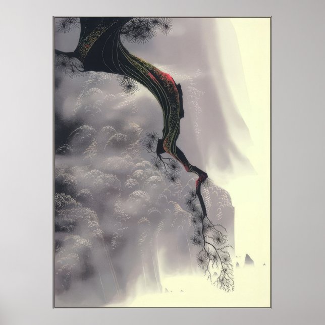 Poster Através da Névoa - 1997; Estados Unidos  Eyvind Ea (Frente)