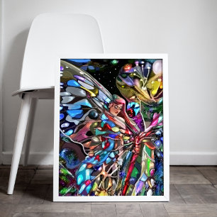 Poster Através das Asas de uma Borboleta