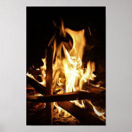 Poster Através das chamas