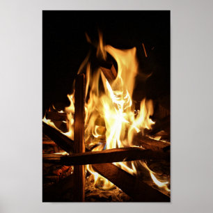Poster Através das chamas