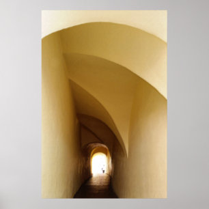 Póster através do túnel