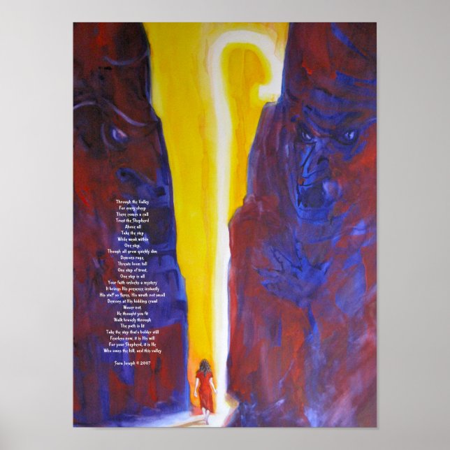 Póster Através do Vale (Frente)