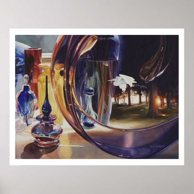 Poster "Através Do Vidro" (Frente)