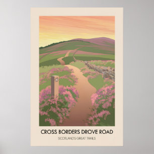 Poster Atravessando Fronteiras, Caminhos da Escócia pelas