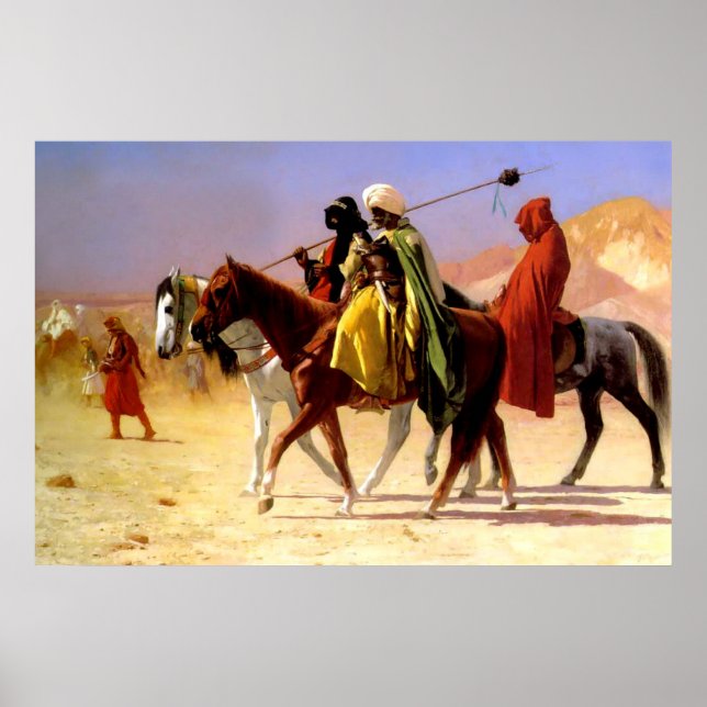 Póster Atravessando o deserto (Frente)