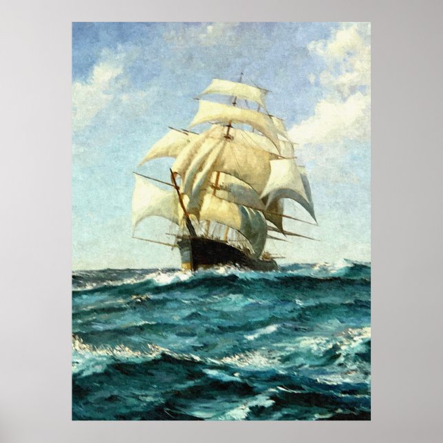 Póster Atravessando o Oceano (Frente)