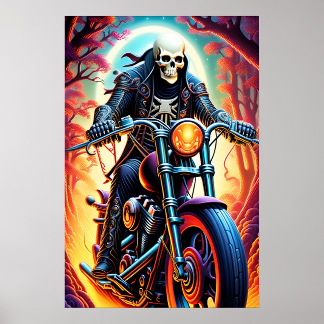 Poster Atravessando os membros entrelaçados da árvore (Frente)