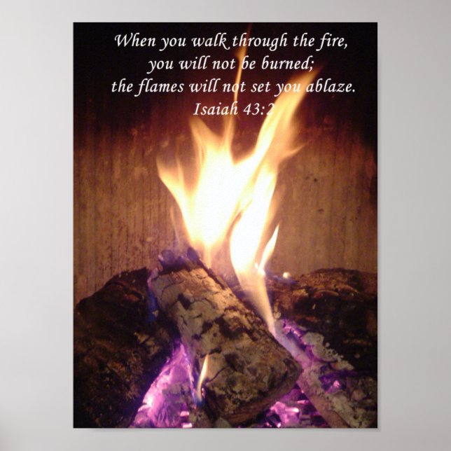 Póster Atravesse O Fogo (Frente)