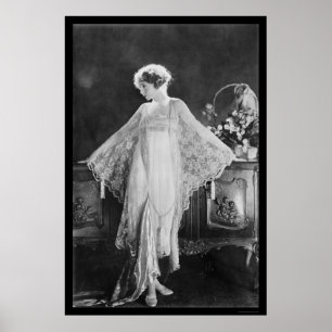 Póster Atriz Lillian Gish 1922