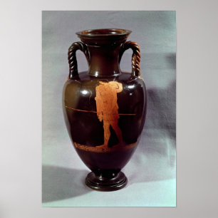 Póster Attic red-figure amphora