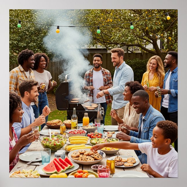 Poster Atualizando Bebidas de Cookout (Frente)