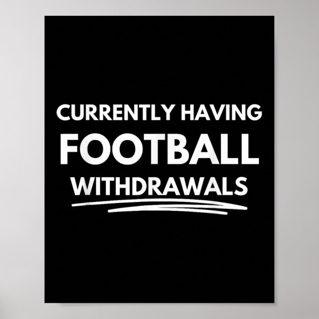 Poster Atualmente Sofrendo Retiradas de Futebol (Frente)