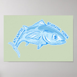 Poster Atum rabilho do Atlântico