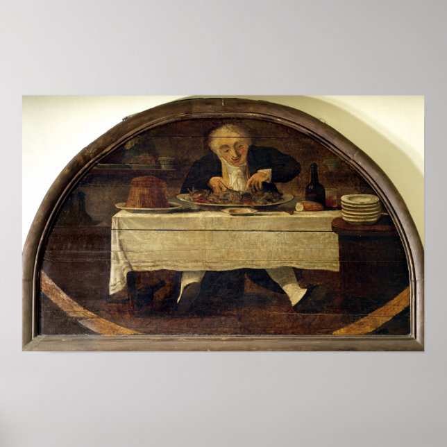 Póster Au Gourmand', sinal de compro para Corcellet (Frente)