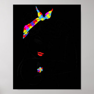 Poster Au Mom Awareness Strong Mom Strong Girl Au