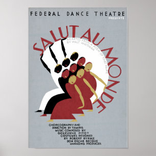 Póster Au Monde de Salut