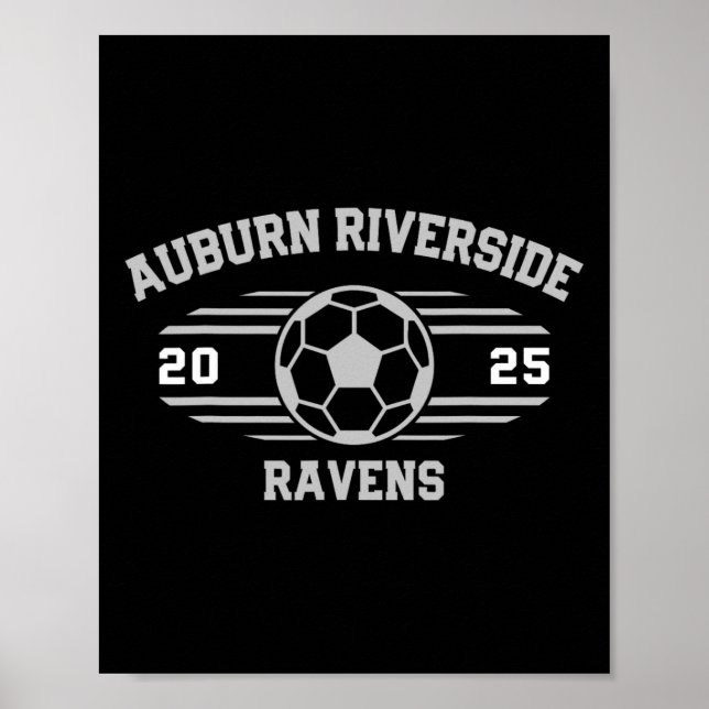 Poster Auburn Riverside Ravens Futebol Byll 2025  (Frente)