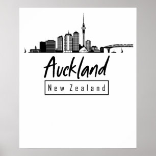 Poster Auckland, Nova Zelândia