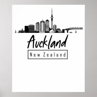 Poster Auckland, Nova Zelândia