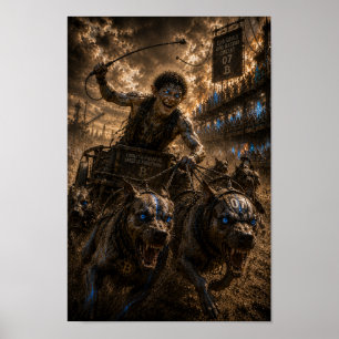 Poster Audácia / Jóquei / Corrida de Cachorro