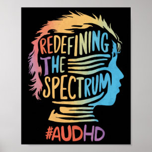 Poster Audhd Autism Adhd Espectro Autismo Neurodiversidad
