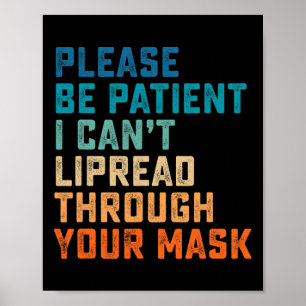 Poster Audição de Sinal Asl Audição Imparada Awarenes Sur