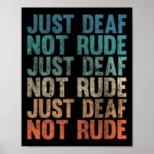 Poster Audição Imparada de Consciência dos Deficientes Au