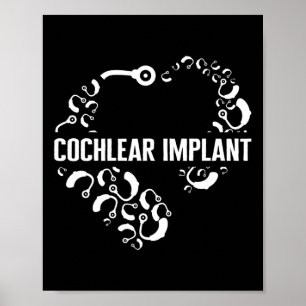 Poster Audição Perda de Consciência Amor Implante Coclear