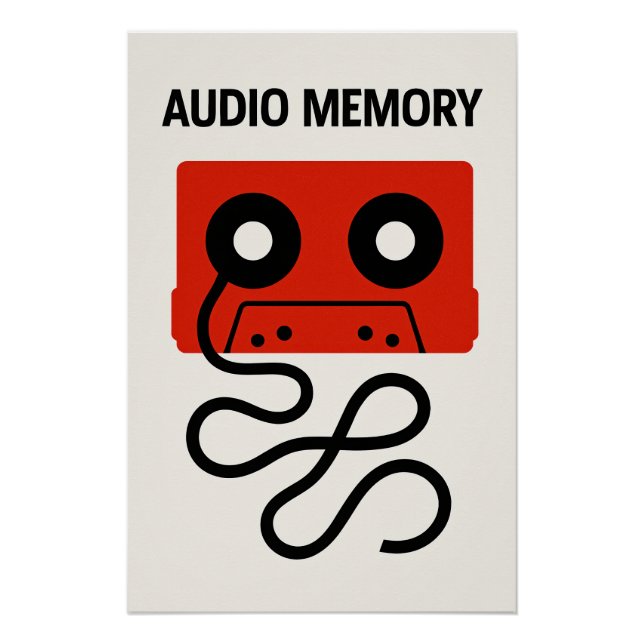 Póster AUDIO MEMORY – Une mémoire sonore (Frente)