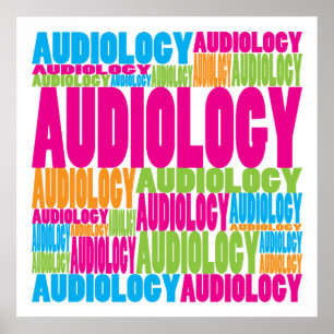 Póster Audiologia colorida