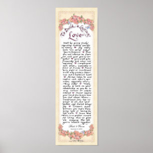 Poster Audrey Jeannes exprime para construir um amor dura