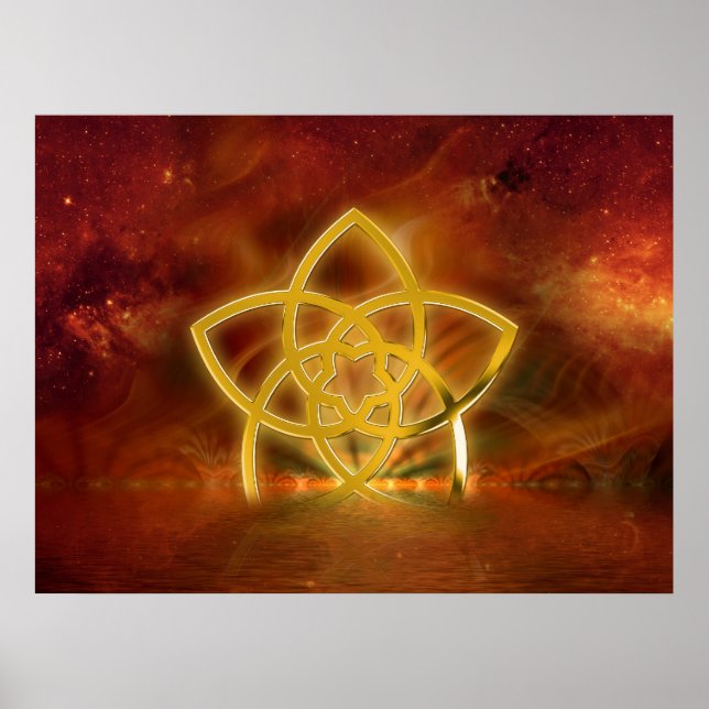 Poster aufsteigend VENUSBLUME (Frente)