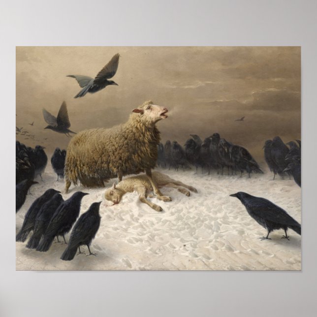 Poster August Friedrich Schenck - Inglês (Frente)