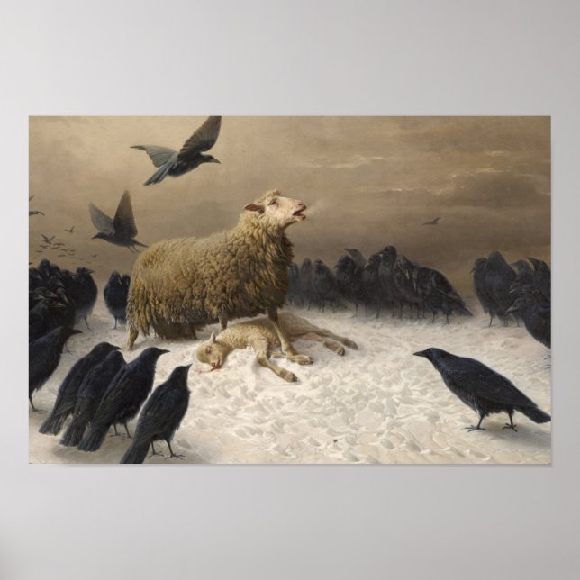 Poster August Friedrich Schenck - Inglês (Frente)