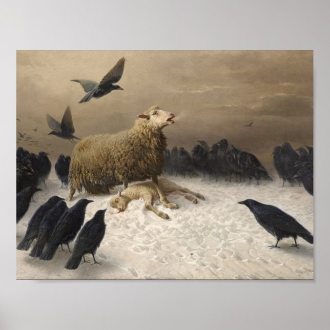 Poster August Friedrich Schenck - Inglês (Frente)