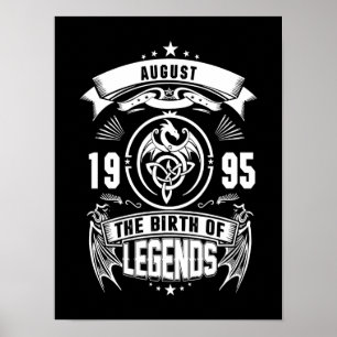 Poster August Gift 1995 Nascimento Das Legendas