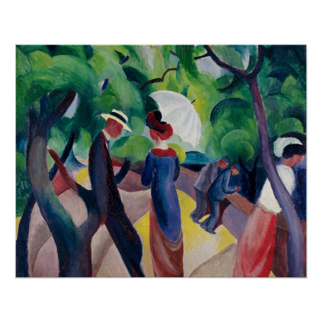 Póster August Macke Promenade (Frente)
