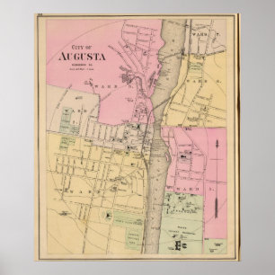 Poster Augusta, Kennebec County