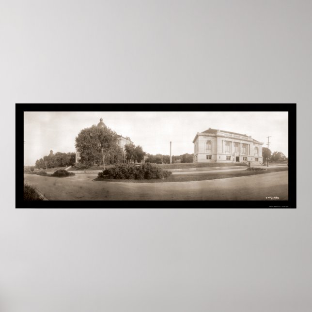 Poster Augustana College LG Foto 1914 (Frente)
