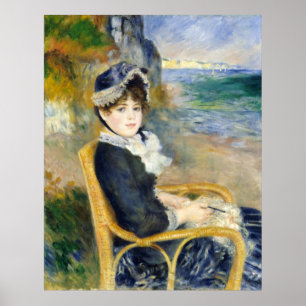 Póster Auguste Renoir By Seashore